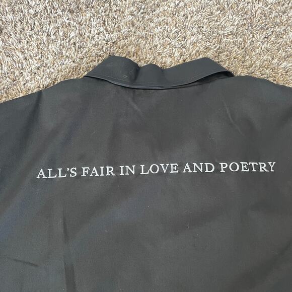 Taylor Swift Tortured Poets Department Black Jacket Patch Set Plus Size 2X TTPD - Picture 8 of 10